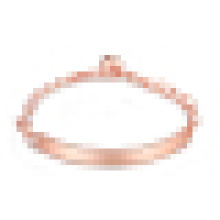 Bracelet en forme de coeur plaqué or rose pour femme